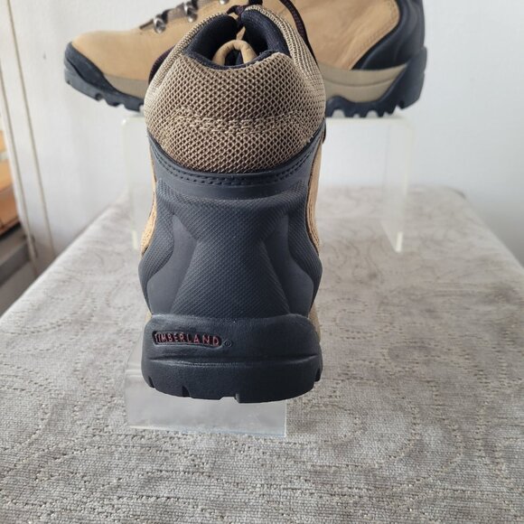 Timberland Boots Women’s Trail Hiking Ankle Bootie Beige Leather (Size 10M) - Picture 11 of 11